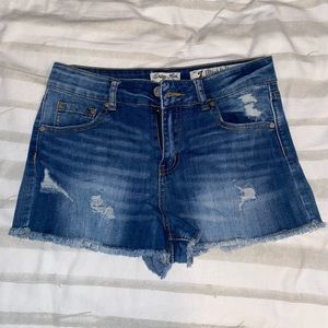 Stretchy Jean Shorts